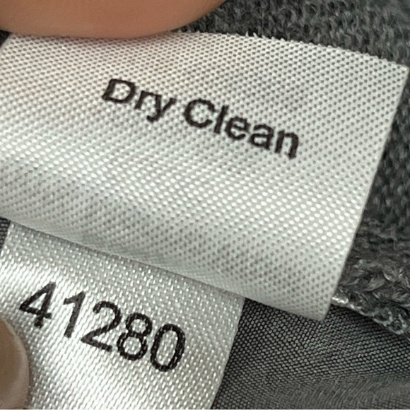 Garnet Hill Gray V-Neck Sweater - Picture 5 of 5